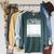 Party It's My 21st Birthday Sign My Shirt Guestbook Raglan Sleeve Sweatshirt Heather Blue Lagoon
