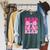 Pink Leopard Read Coquette Bow Girls Retro Groovy Reading Raglan Sleeve Sweatshirt Heather Blue Lagoon
