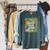 Psychedelic Book Fair For Avid Readers Bookaholic Librarian Raglan Sleeve Sweatshirt Heather Blue Lagoon