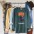 I Put The Boo In Books Halloween Librarian Raglan Sleeve Sweatshirt Heather Blue Lagoon