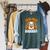 Read More Books Booooks Ghost Pumpkin Cute Teacher Halloween Raglan Sleeve Sweatshirt Heather Blue Lagoon