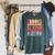 Read Books Be Kind Stay Weird Retro Positive Book Lover Raglan Sleeve Sweatshirt Heather Blue Lagoon