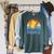 I Read Dead People Book Nerds Reading Raglan Sleeve Sweatshirt Heather Blue Lagoon