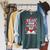 Read Your Heart Out Valentine Reading Book Lover Teacher Raglan Sleeve Sweatshirt Heather Blue Lagoon
