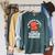 Reading Books Gives Me Superpowers Superhero Book Premium Tri-Blend Raglan Sleeve Sweatshirt Heather Blue Lagoon