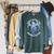 Reading Dragon Easily Distracted By Books Lover Bookworm Raglan Sleeve Sweatshirt Heather Blue Lagoon