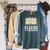 Reading Fundamental Books Lover Bookworm Reader Literature Raglan Sleeve Sweatshirt Heather Blue Lagoon