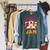 Reading Is My Jam Book Lover Kids Teacher Raglan Sleeve Sweatshirt Heather Blue Lagoon
