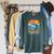 Reading Is Jawsome Shark Book Lover Ocean Tales Raglan Sleeve Sweatshirt Heather Blue Lagoon
