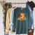 Reading For Men Women Books Cat Reading Lover Raglan Sleeve Sweatshirt Heather Blue Lagoon