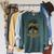 Reading Mom Books Lover Mom Library Mother's Day Raglan Sleeve Sweatshirt Heather Blue Lagoon