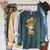 Reading Octopus Tea Coffee And Books Raglan Sleeve Sweatshirt Heather Blue Lagoon