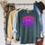 Reading Is My Superpower Graphic Book T-Shirt Raglan Sleeve Sweatshirt Heather Blue Lagoon