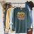 Reading Is Out Of This World Reader Book Him Her Library Raglan Sleeve Sweatshirt Heather Blue Lagoon