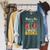 There's No Such Thing As Too Many Books Raglan Sleeve Sweatshirt Heather Blue Lagoon