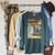 Retro Basketball Player Comic Book Style Dunker Graphic Raglan Sleeve Sweatshirt Heather Blue Lagoon