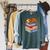 Sloth Napping On Book Stack Raglan Sleeve Sweatshirt Heather Blue Lagoon Sloth Napping On Book Stack Raglan Sleeve Sweatshirt Heather Blue Lagoon