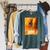 Star Wars The Book Of Boba Fett Fennec Sand Poster Raglan Sleeve Sweatshirt Heather Blue Lagoon