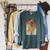 Star Wars The Book Of Boba Fett Ship Tatooine Raglan Sleeve Sweatshirt Heather Blue Lagoon