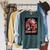 Star Wars The Book Of Boba Fett Vintage Poster V-3 Raglan Sleeve Sweatshirt Heather Blue Lagoon