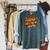 Super Dog Mom Superhero Dog Lover Comic Book Style Raglan Sleeve Sweatshirt Heather Blue Lagoon