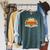 Support Your Local Library Best Library Love To Read Books Raglan Sleeve Sweatshirt Heather Blue Lagoon