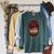 Tale As Old As Time Retro Fairytale Book Lover Premium Tri-Blend Raglan Sleeve Sweatshirt Heather Blue Lagoon