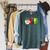 Tea And Bookworm Love Books And Tea Raglan Sleeve Sweatshirt Heather Blue Lagoon