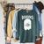 Teacher Librarian Halloween Cute Ghost Books Library Women Raglan Sleeve Sweatshirt Heather Blue Lagoon