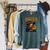 Words Turn To Spells Witchy Magic Book Aesthetic Raglan Sleeve Sweatshirt Heather Blue Lagoon