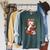 Unicorn Reading Book Graphic Unicorn With Book Floral Raglan Sleeve Sweatshirt Heather Blue Lagoon Unicorn Reading Book Graphic Unicorn With Book Floral Raglan Sleeve Sweatshirt Heather Blue Lagoon