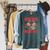 Valentine Book Read Your Heart Out Lover For Teens Kids Raglan Sleeve Sweatshirt Heather Blue Lagoon