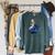 Vintage Book Quote It’s No Use Going Back To Yesterday Raglan Sleeve Sweatshirt Heather Blue Lagoon