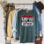 Warning I Like Cats Tea And Books And Maybe Like 3 People Raglan Sleeve Sweatshirt Heather Blue Lagoon