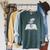 Whale Watching Dive Into Reading Open Book Watercolor Kids Raglan Sleeve Sweatshirt Heather Blue Lagoon