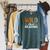 Wild About Reading Books Reader Lover Animals Leopard Zebra Raglan Sleeve Sweatshirt Heather Blue Lagoon