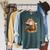 Wise Fox Reading A Book In Glasses Raglan Sleeve Sweatshirt Heather Blue Lagoon Wise Fox Reading A Book In Glasses Raglan Sleeve Sweatshirt Heather Blue Lagoon