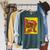 Women's Eric Carle Baby Bear Baby Bear What Do You See Book Cover Raglan Sleeve Sweatshirt Heather Blue Lagoon