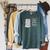 Women's Just One More Chapter Cozy Pastel Bookworm Cute Book Reader Raglan Sleeve Sweatshirt Heather Blue Lagoon