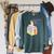Women's Teaching Spring Semester Bunny Books Pencil Classroom Raglan Sleeve Sweatshirt Heather Blue Lagoon