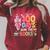 100th Day Of School Teacher Floral 100 Days In The Books Raglan Sleeve Sweatshirt Heather Dust