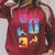 7th Birthday Book Reading Bookworm Book Lover Girls Raglan Sleeve Sweatshirt Heather Dust