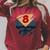 8th Birthday Comic Book Superhero Born In 2017 Raglan Sleeve Sweatshirt Heather Dust
