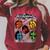 Animorphs Split Face Character Colorful Grid Book Series Raglan Sleeve Sweatshirt Heather Dust