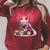 Axolotl Reading Bookworm Book Lovers Raglan Sleeve Sweatshirt Heather Dust