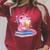 Axolotl With Strawberry Matcha And Books Raglan Sleeve Sweatshirt Heather Dust