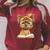 Baby Tiger Open Book Reading Graphic Portrait Round Glasses Raglan Sleeve Sweatshirt Heather Dust