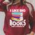 I Like Big Books And I Cannot Lie Reading Reader Bookworm Raglan Sleeve Sweatshirt Heather Dust