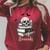 Boo Skeleton Skull Books Halloween Women School Teacher Kid Raglan Sleeve Sweatshirt Heather Dust
