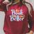 The Book Was Better Literature Reading Raglan Sleeve Sweatshirt Heather Dust